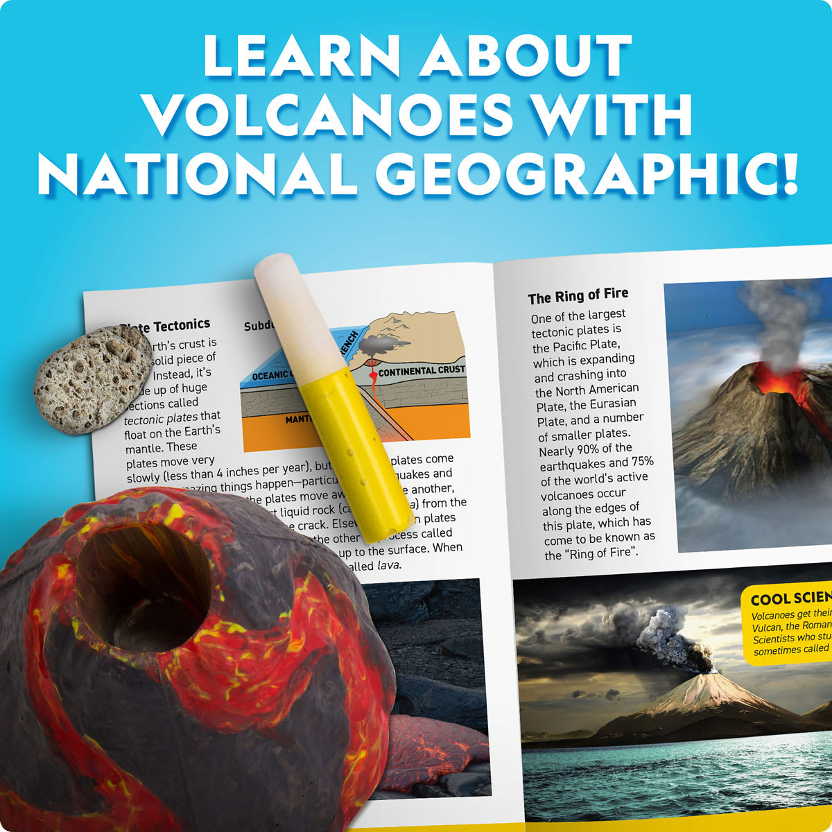 National Geographic Volcano Science Kit