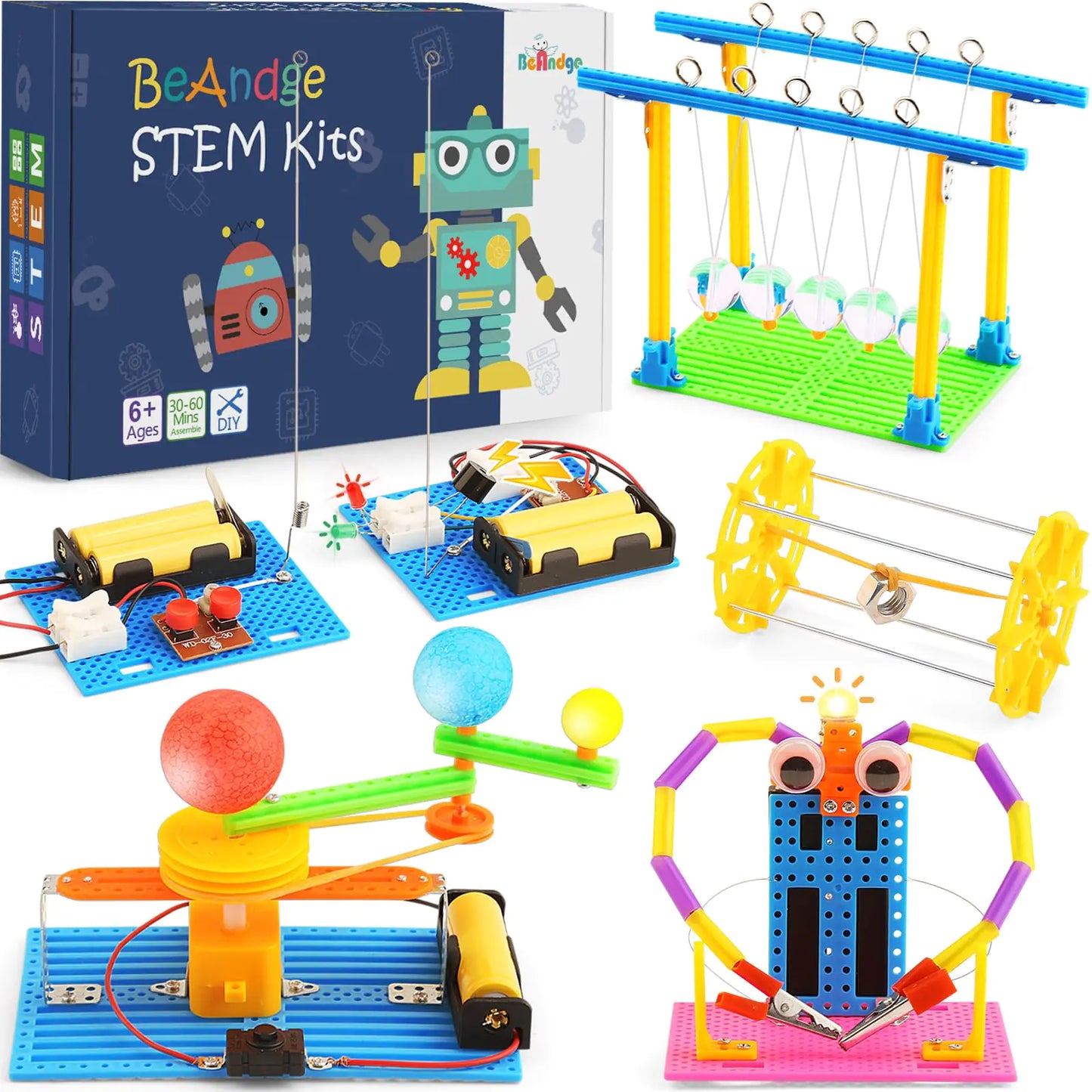 STEM Science Kits for Kids Age 8-12 Boys Activities Robot Building Kit 6-8 Girls Engineering Projects STEM Toys Learning Educational Science Game Experiment Gifts for 6 7 8 9 10 11 Year Old Activity