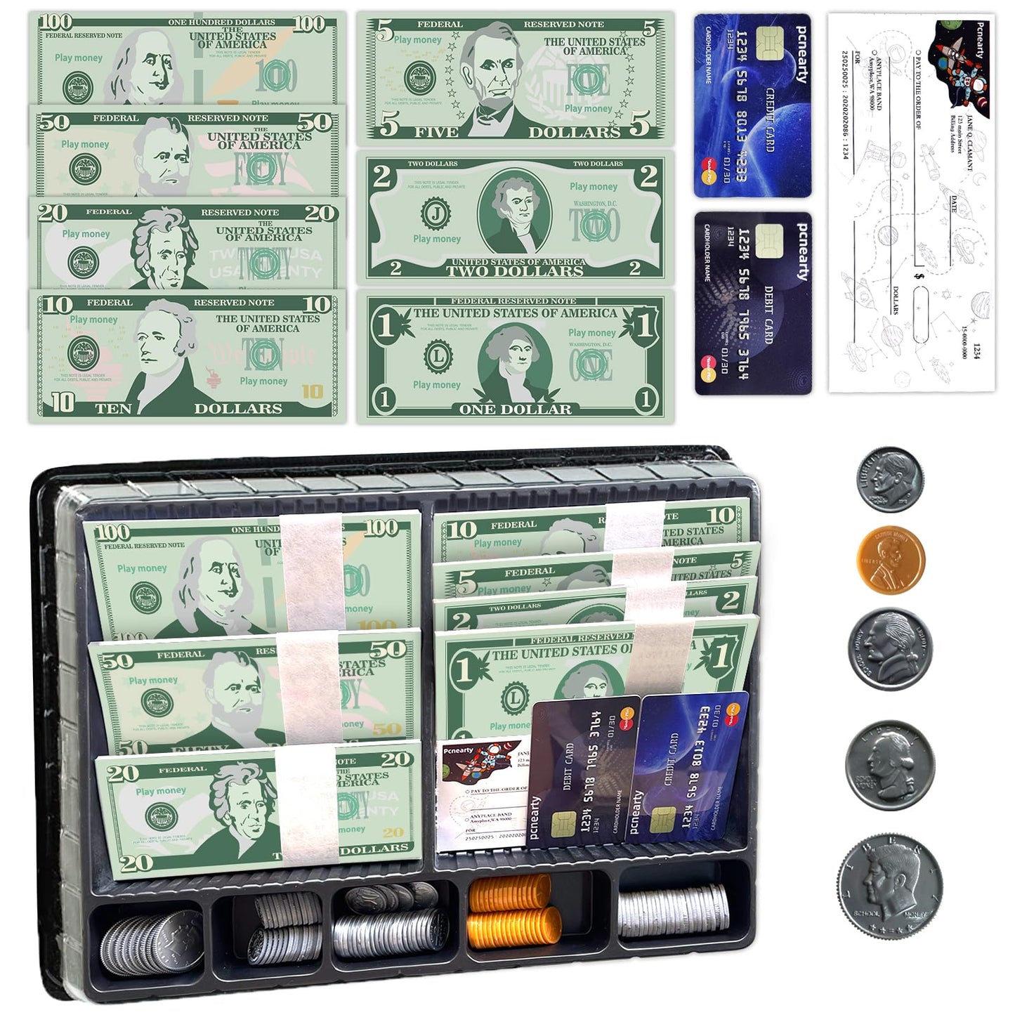 pcnearty Toys for 3 4 5 6 Year Old Girls Boys Birthday Gifts 328 Pieces Number Learning Education Toys Ages 3+ Develops Early Math Skills Preschool Game