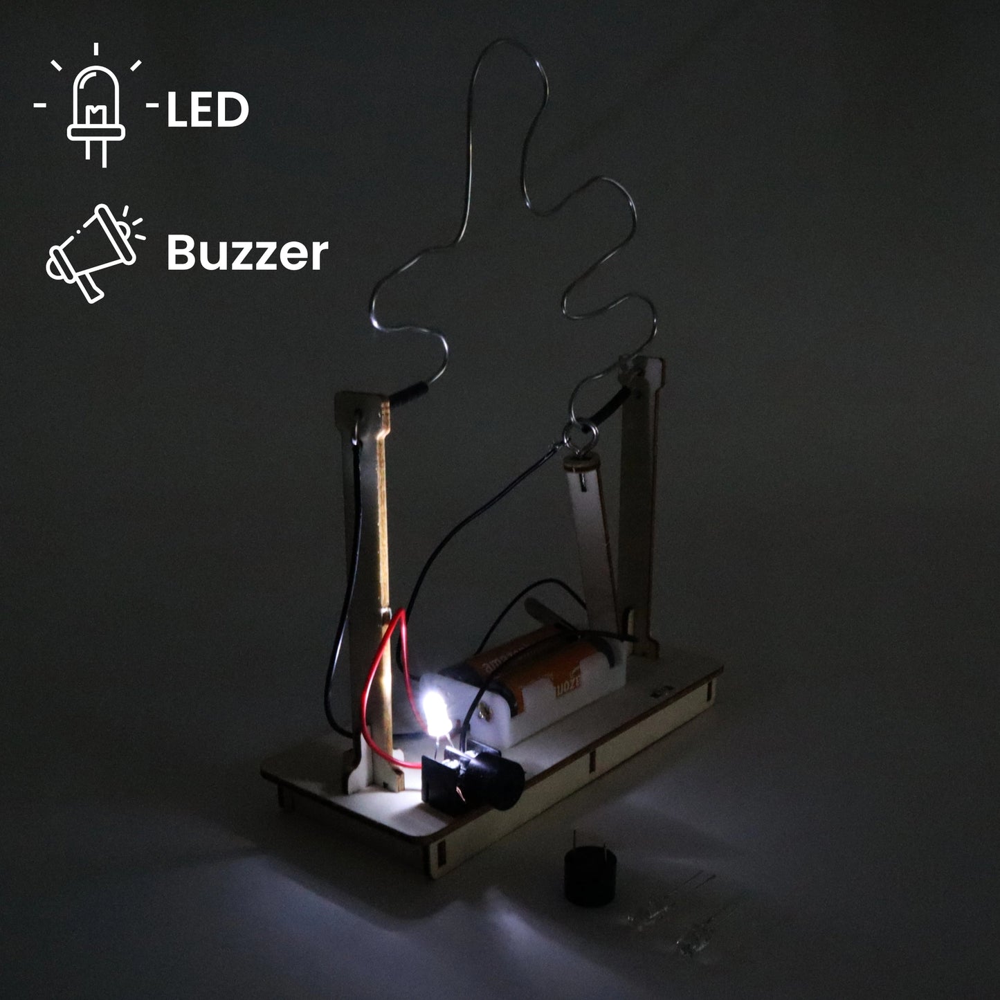 Buzz Wire Game Diy Kit, Stem Toy For Kids, Craft Kit