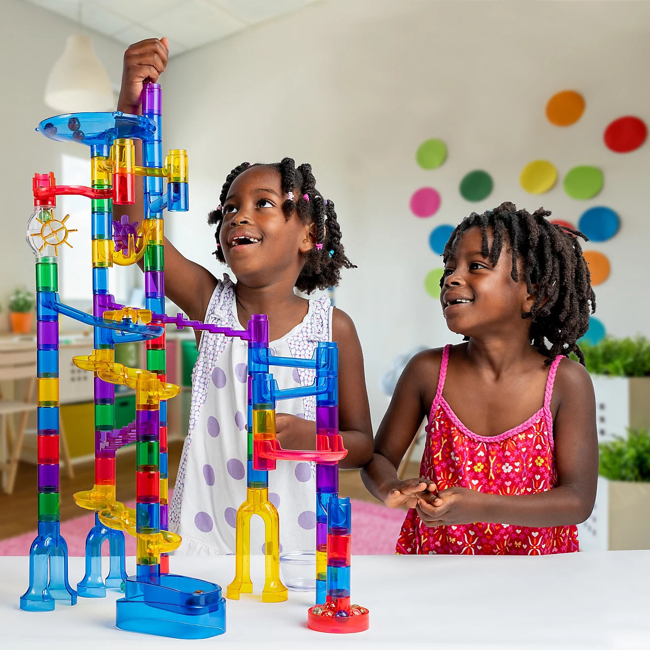 National Geographic Glow-in-the-Dark Marble Run - 50pcs