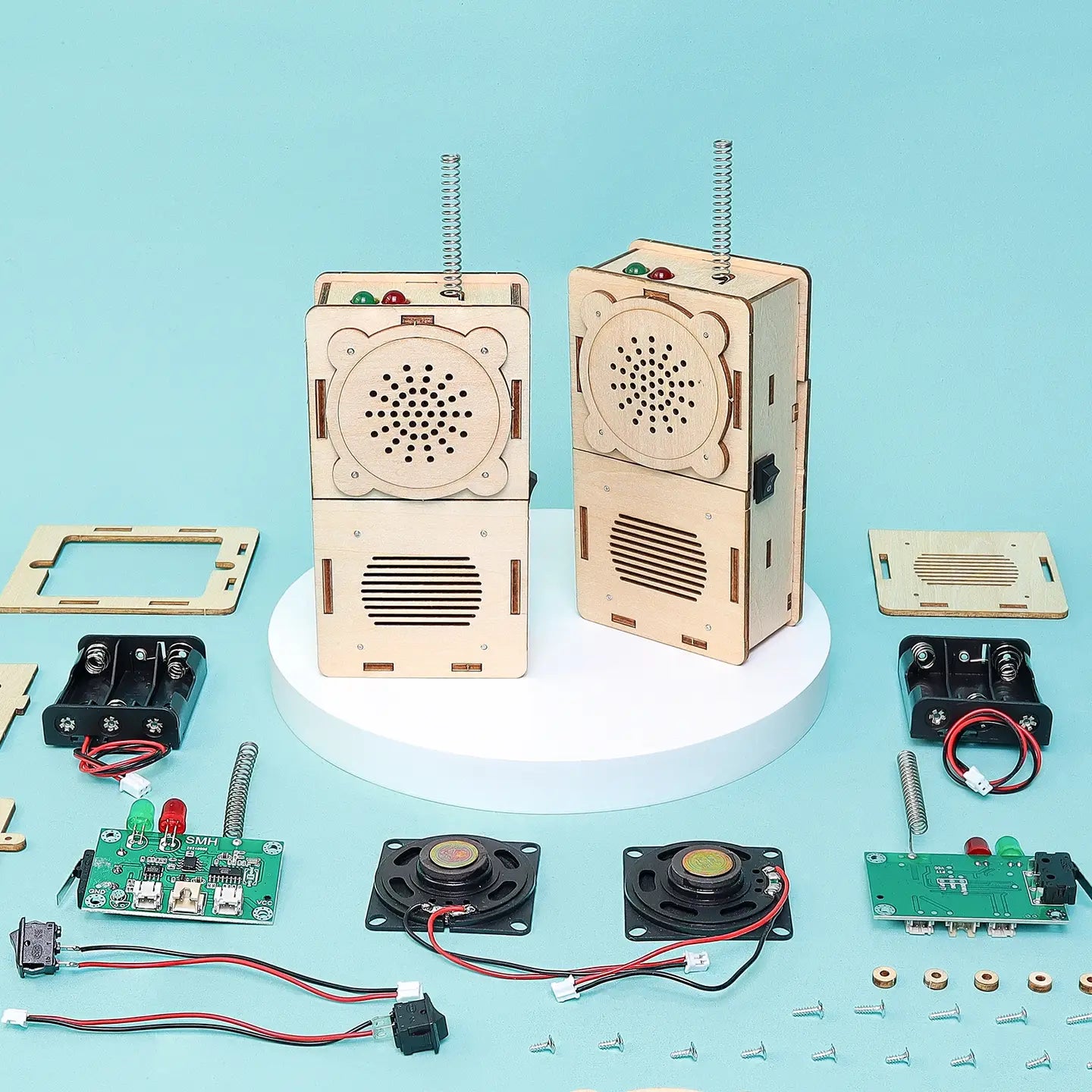 Build and Learn Walkie-Talkie Stem Kit (Set of 2)