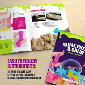Slime, Putty & Sand Sensory Kit - Science Activity Kit For Kids