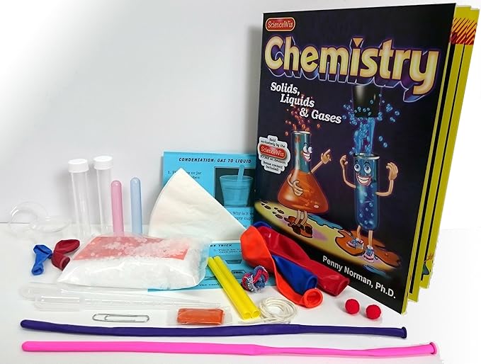 Science Wiz Chemistry Kit - Stem Learning - Solids, Liquids, & Gases