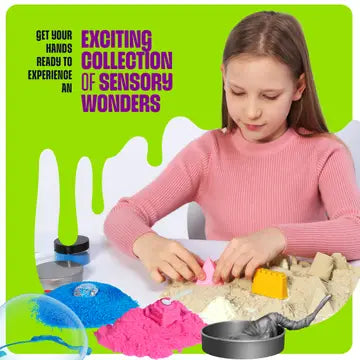 Slime, Putty & Sand Sensory Kit - Science Activity Kit For Kids