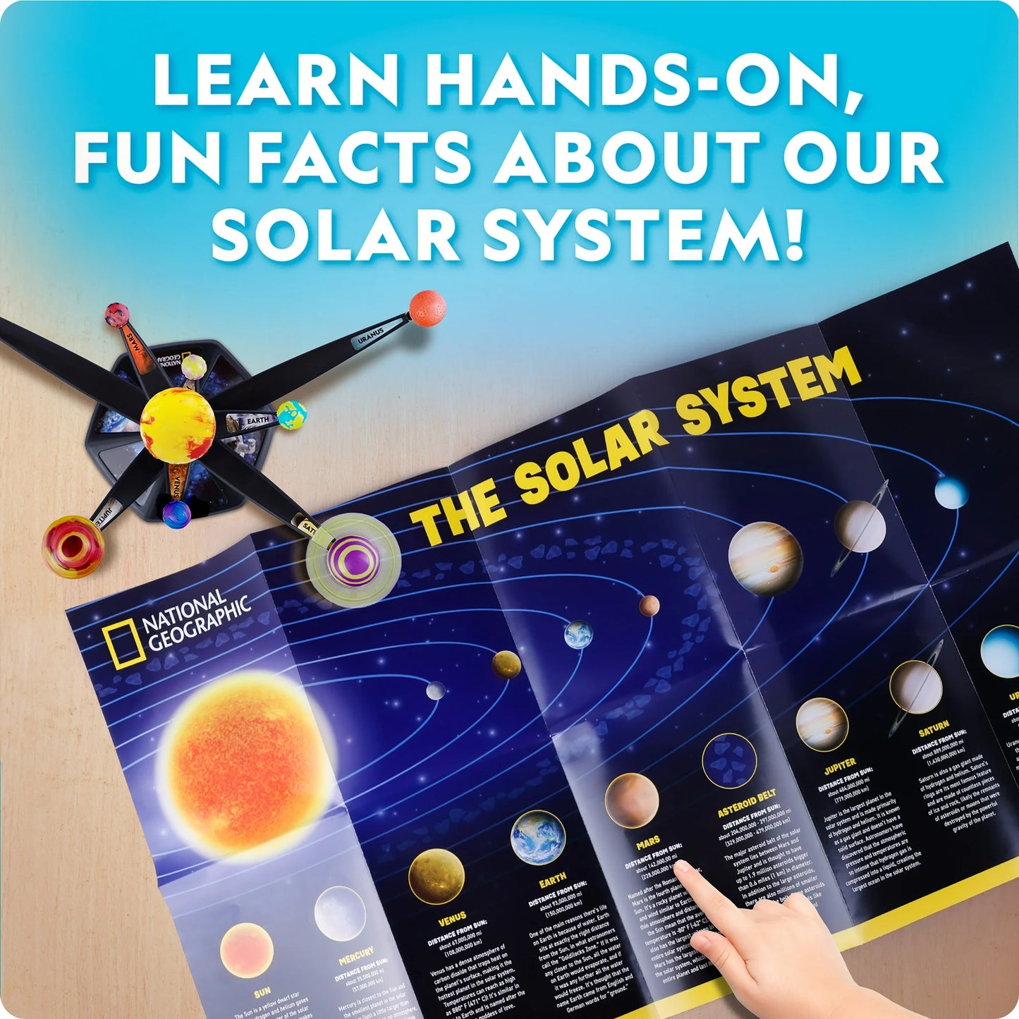 National Geographic Glow-in-the-Dark Solar System Activity Kit