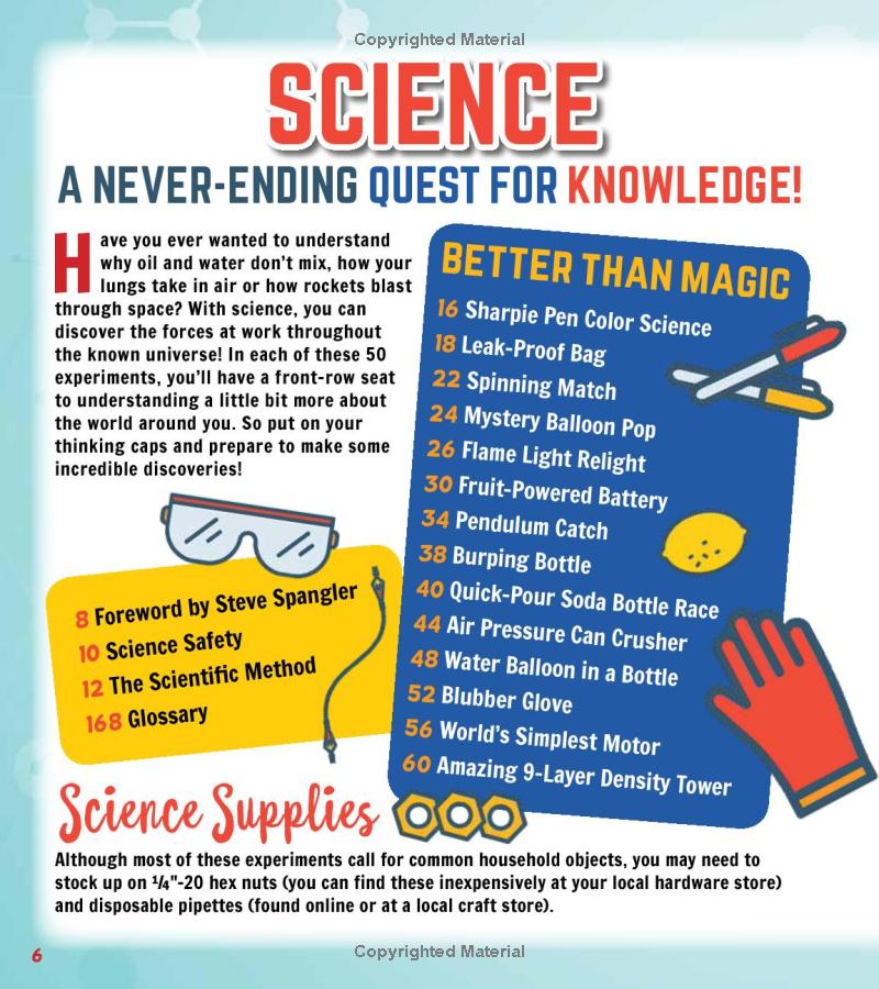 Steve Spangler's Super-Cool Science Experiments: 50 Stem Home Projects