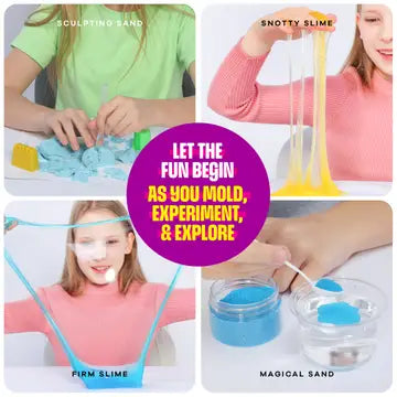 Slime, Putty & Sand Sensory Kit - Science Activity Kit For Kids