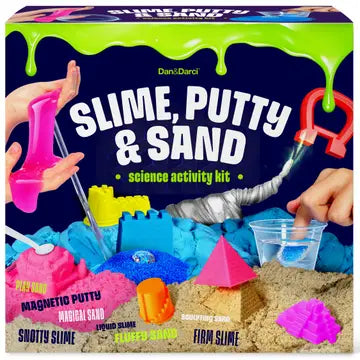 Slime, Putty & Sand Sensory Kit - Science Activity Kit For Kids