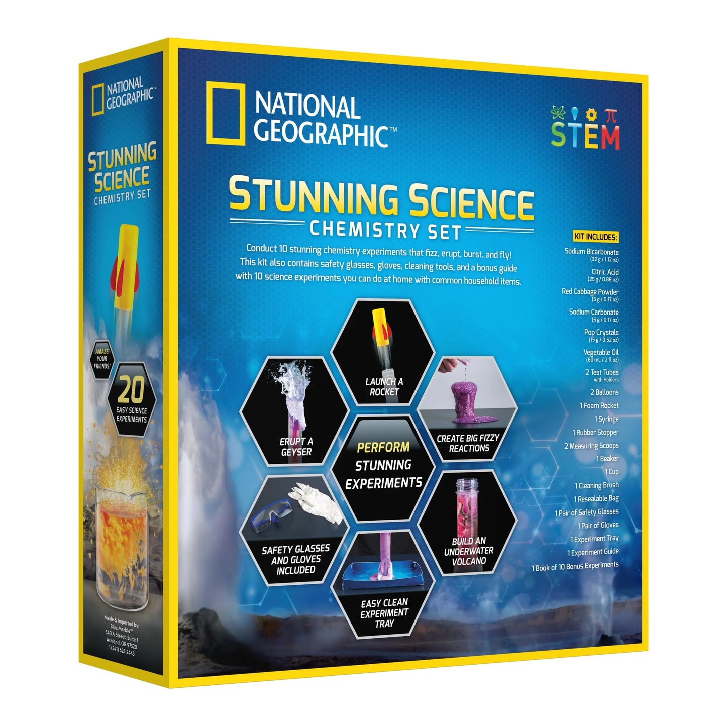 National Geographic Stunning Science Chemistry Kit