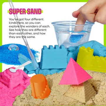 Slime, Putty & Sand Sensory Kit - Science Activity Kit For Kids