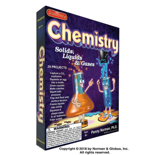Science Wiz Chemistry Kit - Stem Learning - Solids, Liquids, & Gases