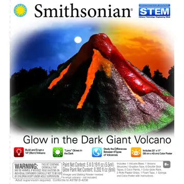 Smithsonian Glow in the Dark Giant Volcano