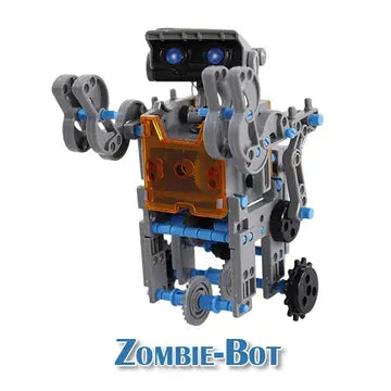 Brainybotz 13-in-1 Diy Robot Solar-Powered Smart Stem Building & Programming Kit (190pc)