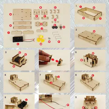 Electric Motor Diy Kit, Educational Stem Toy For Kids