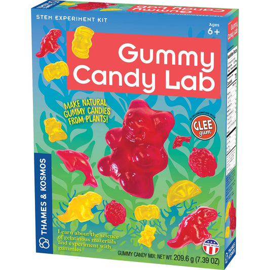 Thames & Kosmos Gummy Candy Lab - Bears Fruit Dolphins & Dinosaurs! Sweet Science STEM Experiment Kit Make Your Own Gummy Candies in Cool Shapes & Colors | Learn Chemistry | New & Improved Formula